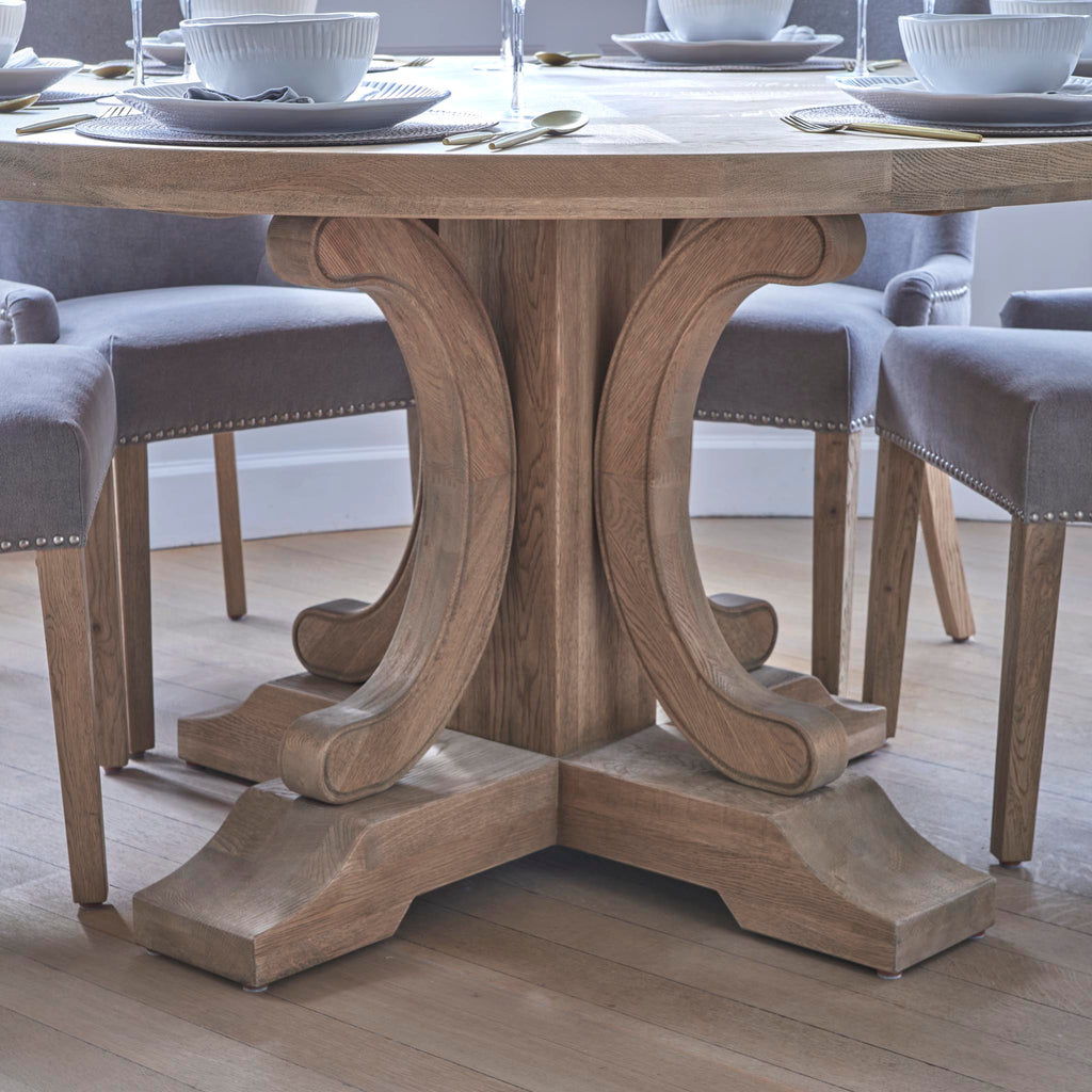 Ornate Dining Table Pedestal