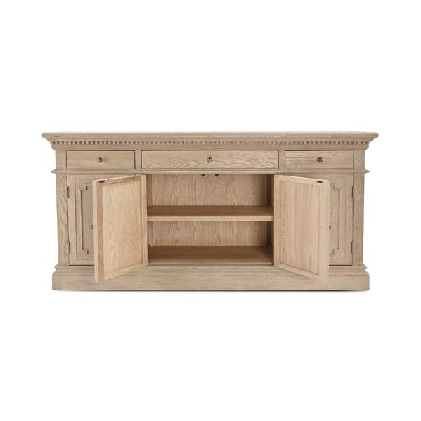 Large Oak Sideboard - Claremont Sideboard UK - with Doors