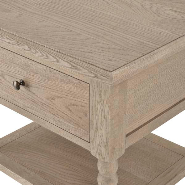 Rectangular Side Table With drawer