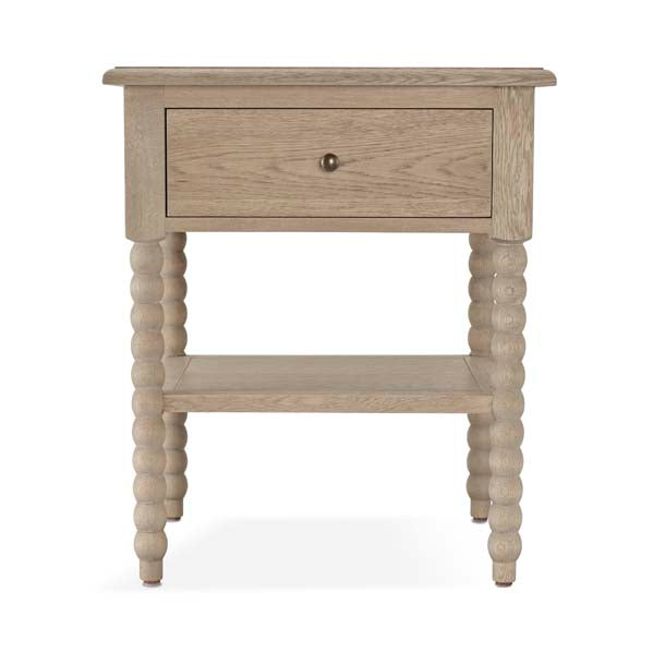 Rectangular Side Table With Bobbin Legs