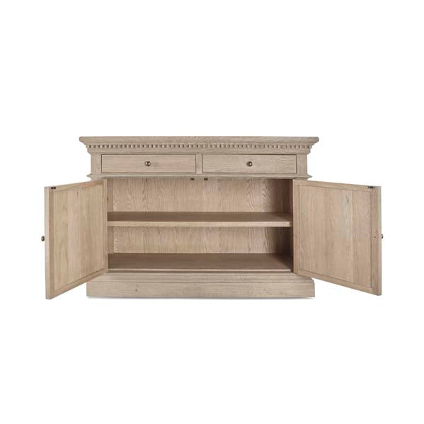 Small Claremont Weathered Oak Sideboard with doors