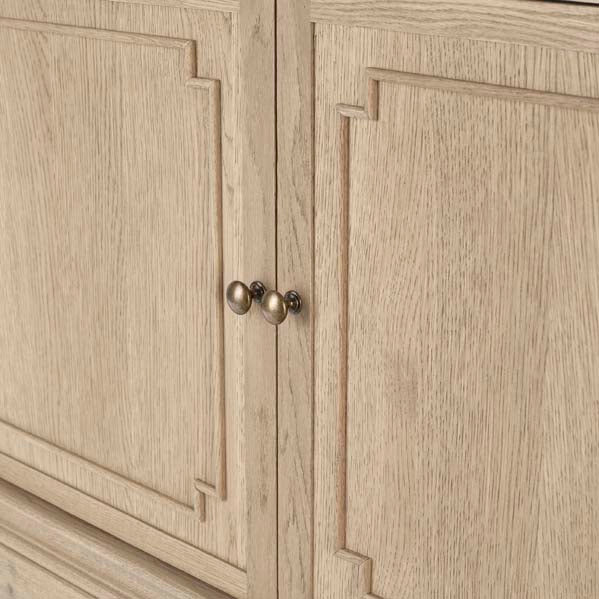 Small Claremont Weathered Oak Sideboard