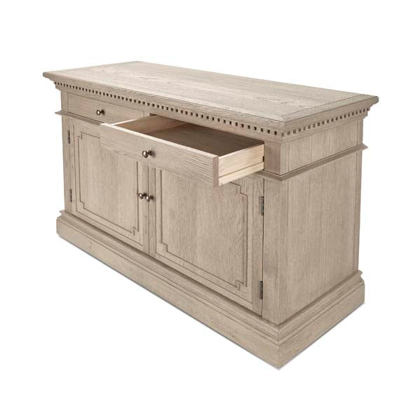 Small Claremont Weathered Oak Sideboard with drawers