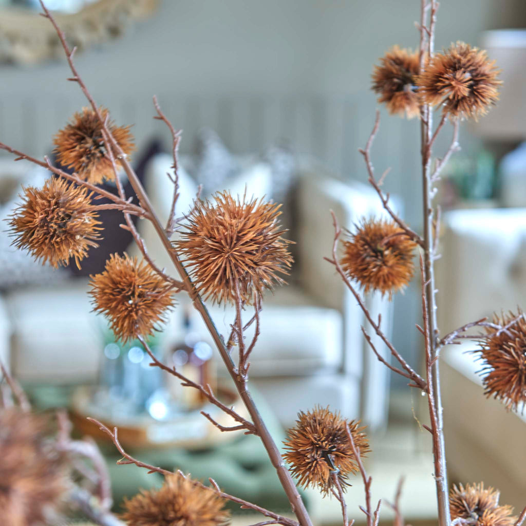 Single stem thistle Faux Flower